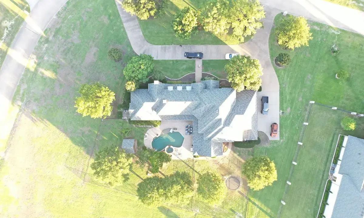 New shingle roof installation on a home in Ludington